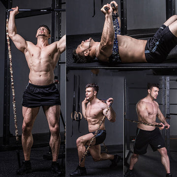 Portable Push Rod Fitness Bar