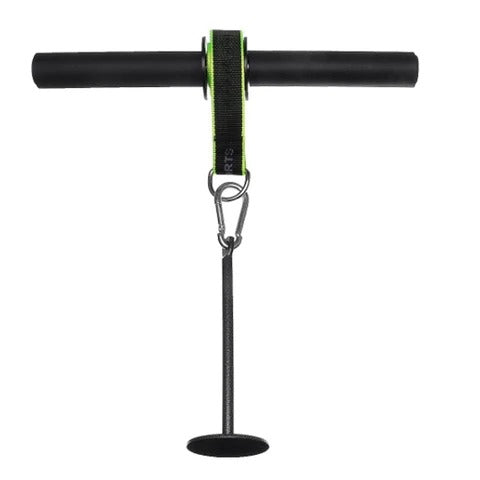 Arm Muscle Training Rope Handles & Bell Rack